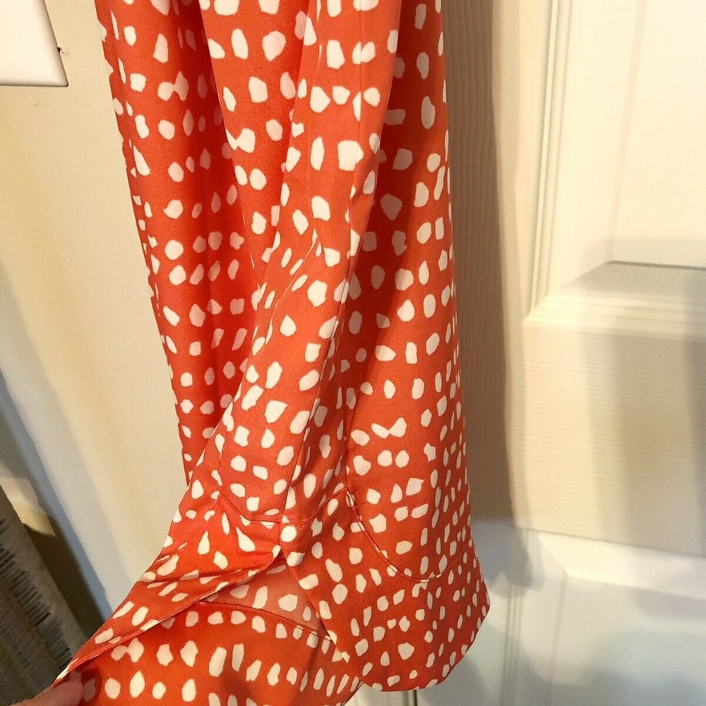 Ann Taylor Dress, Casual/ Business Casual Orange, with belt - Picture 4 of 11